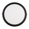1503001845_LED Panel Flat 300 R IP44 schwarz SCCT dim C_Vorderseite